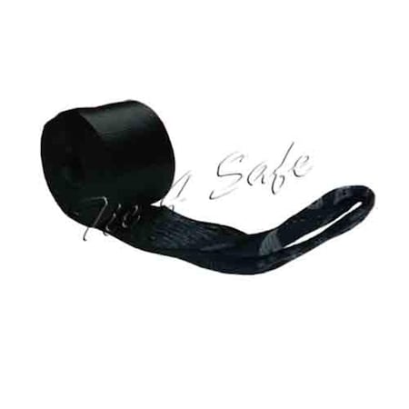 Tie 4 Safe 4 in. x 30 ft. Winch Straps with Loop End - Black, 10 Piece TI565191